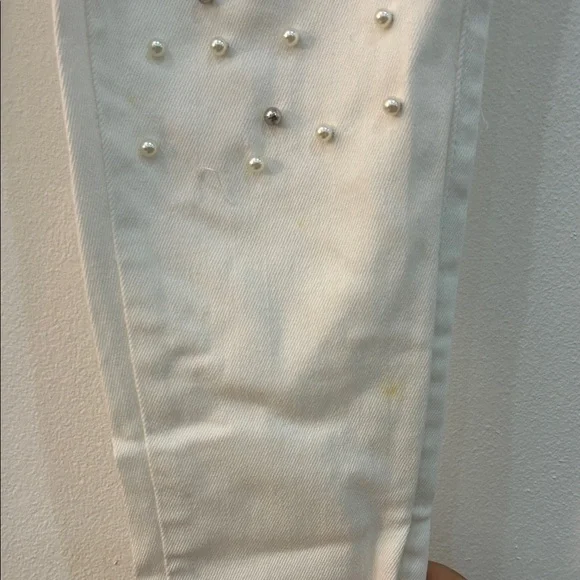 Embellished White Skinny Jeans - Picture 2 of 2